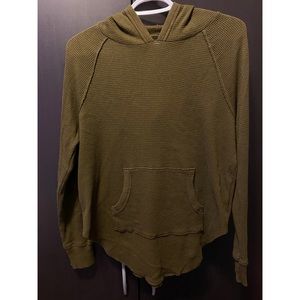 ⚠️SOLD⚠️ TNA Hooded Waffle Sweater